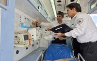 رزیابی جامع مسئولان ارشد اورژانس آذربایجان غربی از تمامی پایگاه‌های فوریت‌های پزشکی سردشت